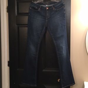 Chip & pepper dark bootcut jeans worn once